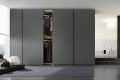 Серый шкаф-купе для спальни Спальни из МДФ la comanda chisinau
