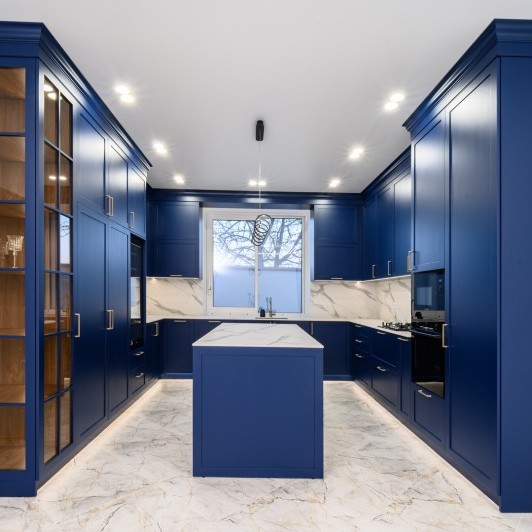 Кухня неоклассическая, г. Теленешты, ул. Николае Милеску Спэтарул, 3 Кухни неоклассика la comanda chisinau