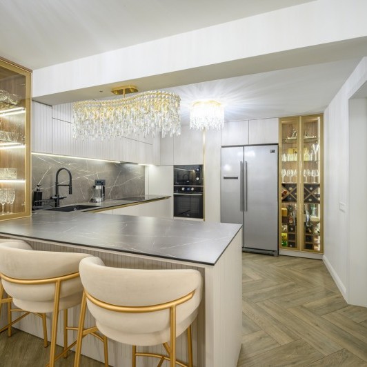 Bucătărie modernă, mun. Chișinău, s. Dumbrava, str. Frumoasa, 3A Bucătării moderne la comanda