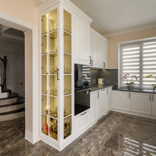 Bucătărie neoclasică, mun. Chișinău, Sîngera, str. Cuza Vodă, 15 Bucătării Neoclasice la comanda chisinau