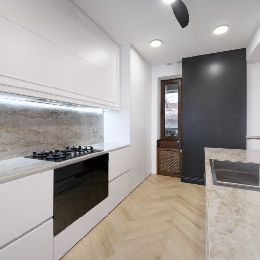 Кухня неоклассическая, мун. Кишинёв, село Бачой,  ул. Ливезилор, 3/1 Кухни неоклассика mobila