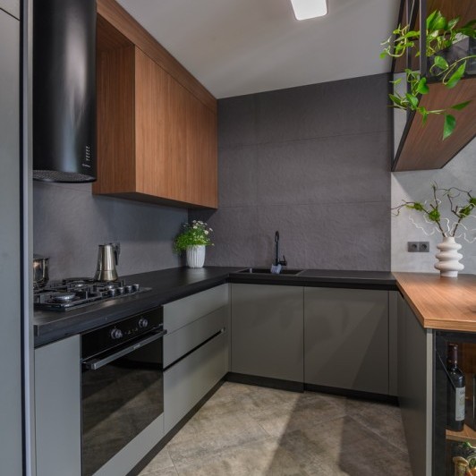 Bucătărie modernă, or. Ștefan Vodă, str. Florilor, 32 Bucătării moderne la comanda