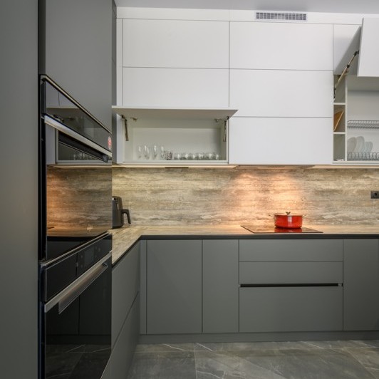 Bucătărie modernă, mun. Chișinău, Bubuieci, str. Grădinarilor, 160  Bucătării moderne la comanda chisinau