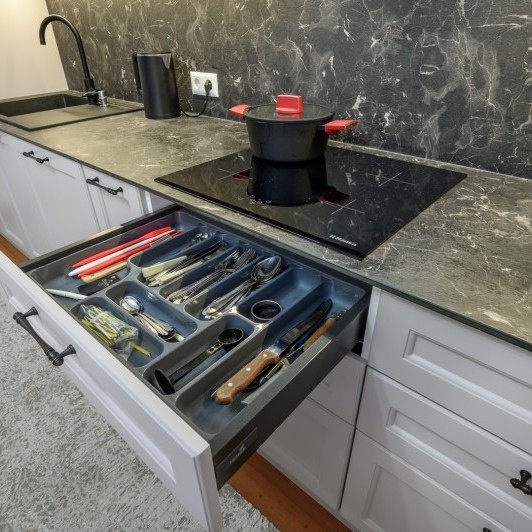 Bucătărie neoclasică, mun. Chișinău, Colonița, str. Fîntînilor, 18 Bucătării Neoclasice la comanda